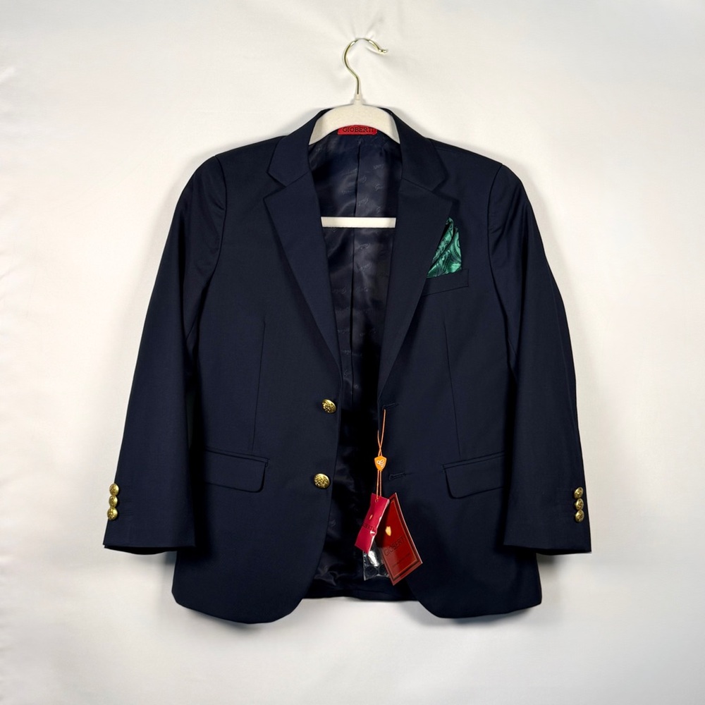 Gioberti Schoolboy Blazer & Pocket Square